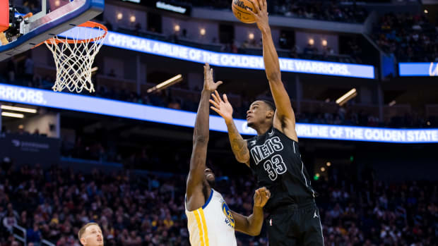 Brooklyn Nets center Nic Claxton 